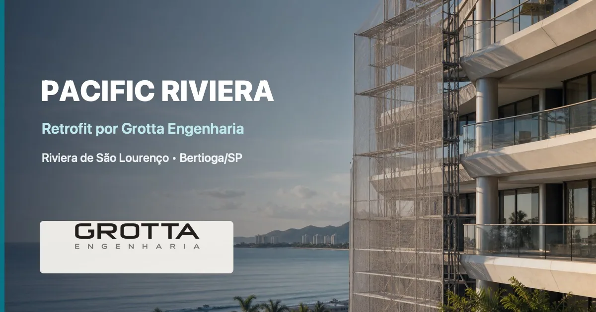 Apresentação digital do Retrofit Pacific Riviera da Grotta Engenharia